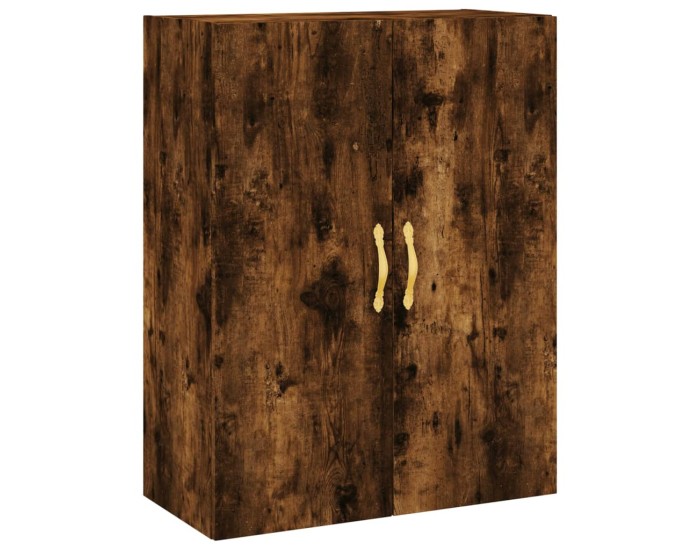 Sonata Dulapuri montate pe perete, 2 buc, stejar afumat, 69,5x34x90 cm