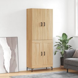 Sonata H Висок шкаф, дъб сонома, 69,5x34x180 см, инженерно дърво - Living