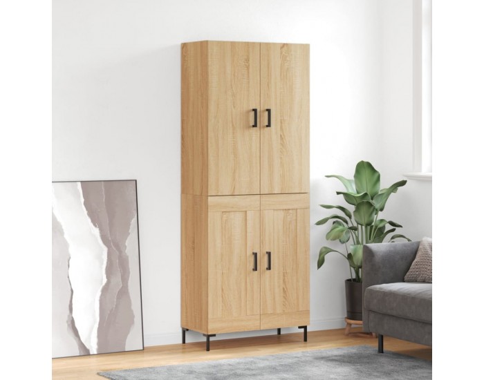 Sonata Dulap înalt, stejar sonoma, 69,5x34x180 cm, lemn compozit