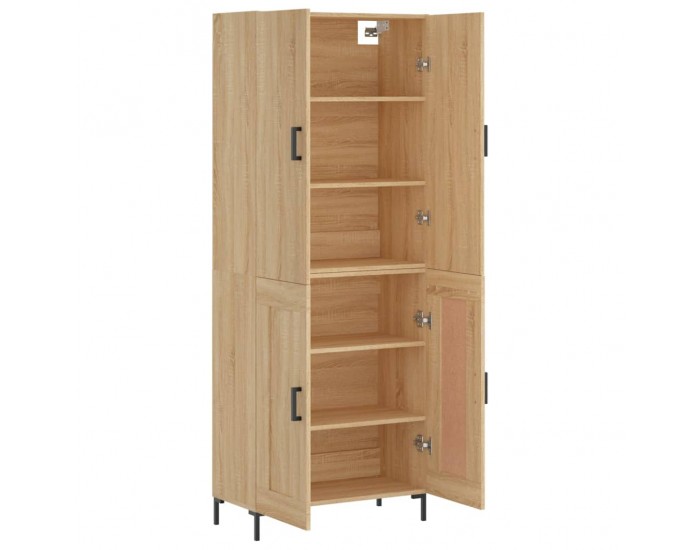 Sonata Dulap înalt, stejar sonoma, 69,5x34x180 cm, lemn compozit