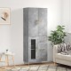 Sonata H Висок шкаф, бетонно сив, 69,5x34x180 см, инженерно дърво