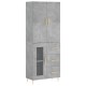 Sonata Dulap înalt, gri beton, 69,5x34x180, lemn compozit