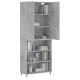 Sonata Dulap înalt, gri beton, 69,5x34x180, lemn compozit