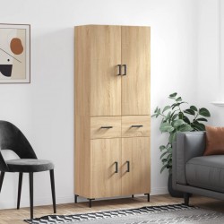 Sonata H Висок шкаф, дъб сонома, 69,5x34x180 см, инженерно дърво - Corpuri, vitrine, biblioteci modulare
