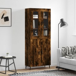 Sonata H Висок шкаф, опушен дъб, 69,5x34x180 см, инженерно дърво - Corpuri, vitrine, biblioteci modulare