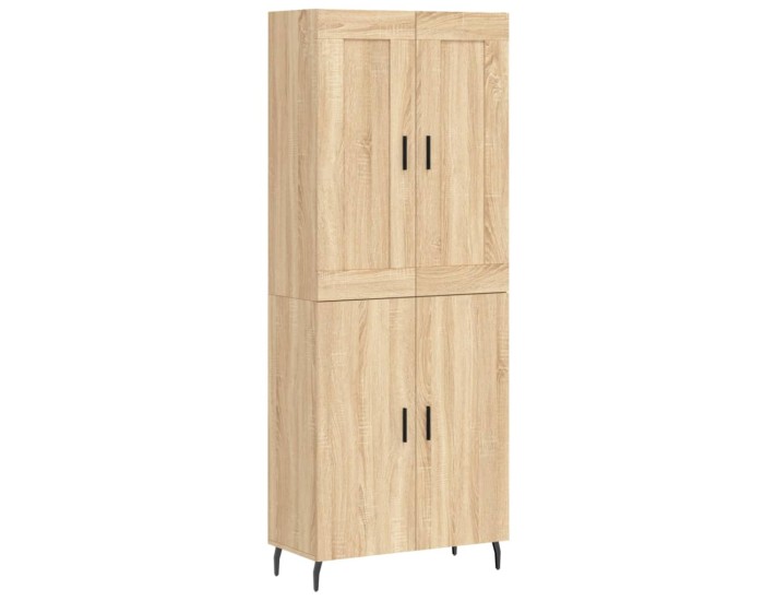 Sonata Dulap înalt, stejar sonoma, 69,5x34x180 cm, lemn compozit