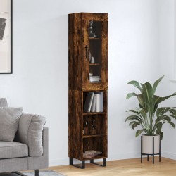 Sonata H Висок шкаф, опушен дъб, 34,5x34x180 см, инженерно дърво - Corpuri, vitrine, biblioteci modulare
