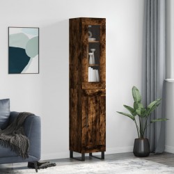 Sonata H Висок шкаф, опушен дъб, 34,5x34x180 см, инженерно дърво - Corpuri, vitrine, biblioteci modulare