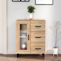 Sonata H Сайдборд, дъб сонома, 69,5x34x90 см, инженерно дърво - Corpuri, vitrine, biblioteci modulare