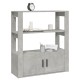Sonata Servantă, gri beton, 80x30x90 cm, lemn prelucrat