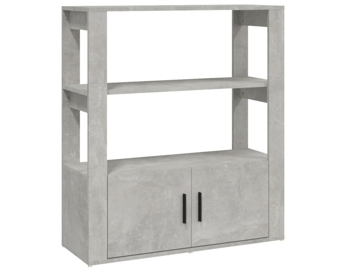 Sonata Servantă, gri beton, 80x30x90 cm, lemn prelucrat