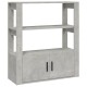 Sonata Servantă, gri beton, 80x30x90 cm, lemn prelucrat