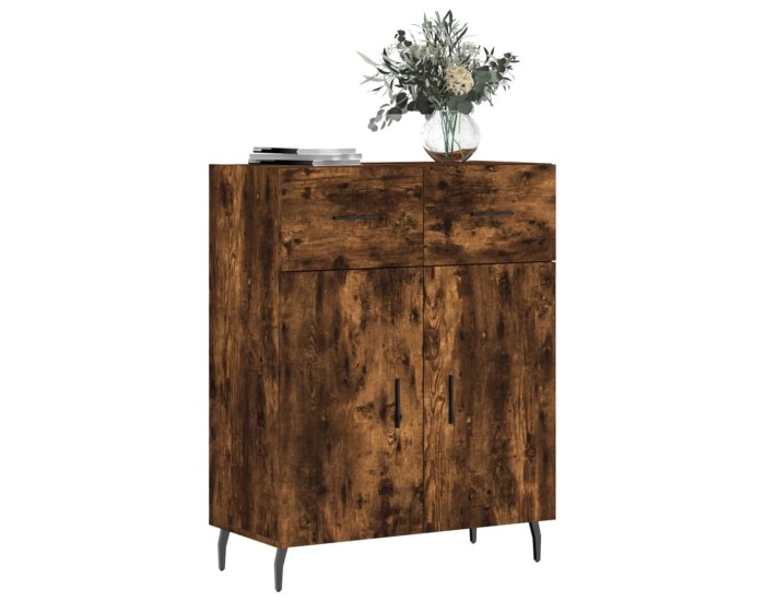 Sonata Dulap, stejar fumuriu, 69,5x34x90 cm, lemn compozit