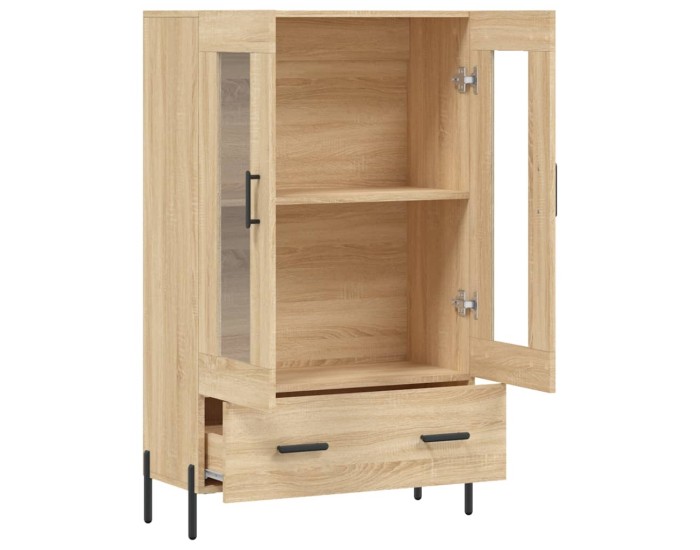 Sonata Dulap înalt, stejar Sonoma, 69,5x31x115 cm, lemn prelucrat