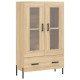 Sonata Dulap înalt, stejar Sonoma, 69,5x31x115 cm, lemn prelucrat