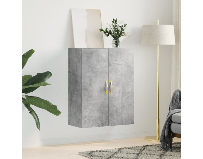 Sonata Dulap cu montaj pe perete, gri beton, 69,5x34x90 cm