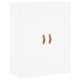 Sonata Dulap montat pe perete, alb, 69,5x34x90 cm, lemn prelucrat