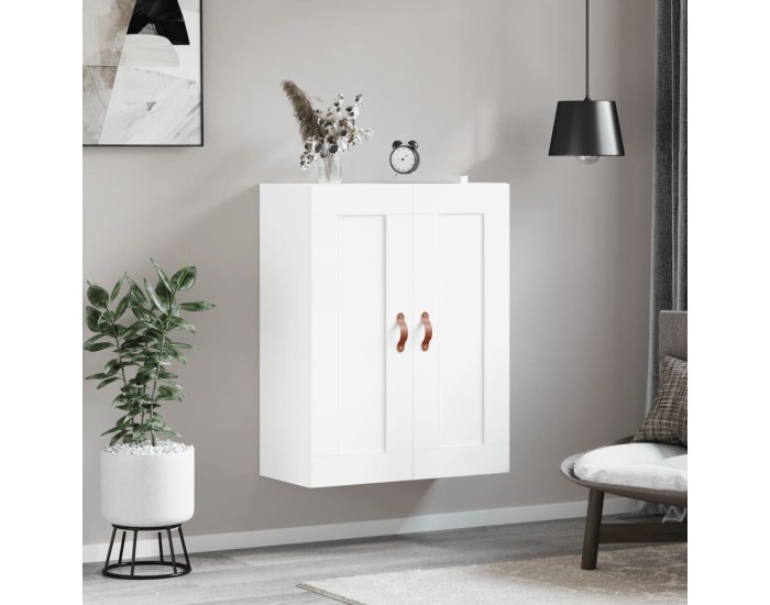 Sonata Dulap montat pe perete, alb, 69,5x34x90 cm, lemn prelucrat