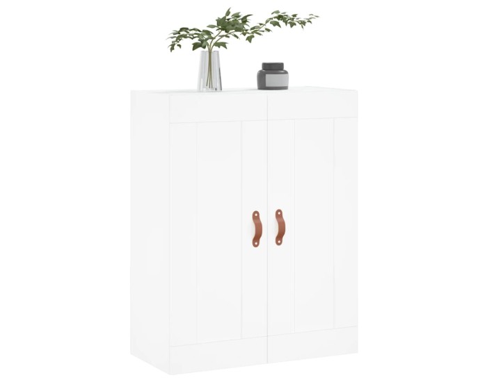 Sonata Dulap montat pe perete, alb, 69,5x34x90 cm, lemn prelucrat
