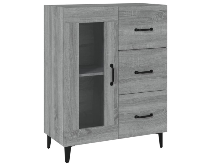 Sonata Dulap, gri sonoma, 69,5x34x90 cm, lemn compozit