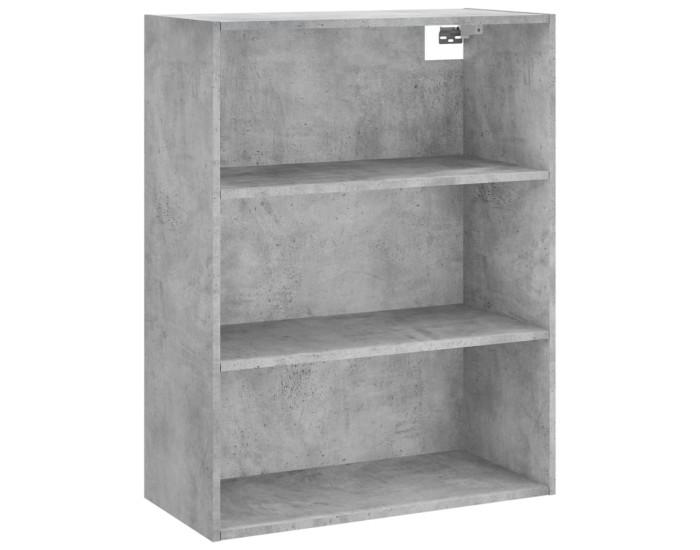 Sonata Dulap înalt, gri beton, 69,5x34x180, lemn compozit