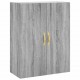 Sonata H Висок шкаф, сив сонома, 69,5x34x180 см, инженерно дърво