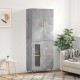 Sonata H Висок шкаф, бетонно сив, 69,5x34x180 см, инженерно дърво