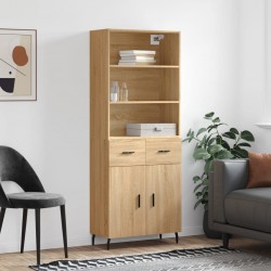 Sonata H Висок шкаф, дъб сонома, 69,5x34x180 см, инженерно дърво - Corpuri, vitrine, biblioteci modulare