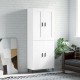 Sonata H Висок шкаф, бял, 69,5x34x180 см, инженерно дърво