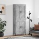 Sonata H Висок шкаф, бетонно сив, 69,5x34x180 см, инженерно дърво