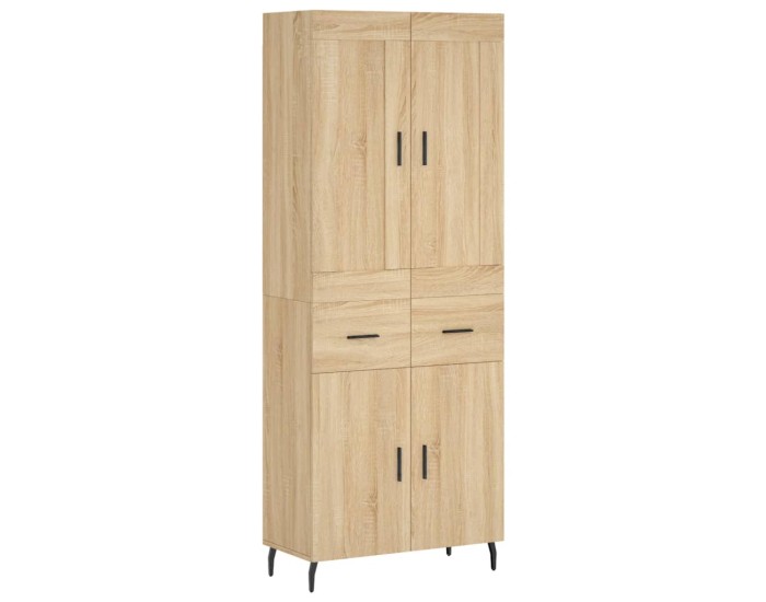 Sonata Dulap înalt, stejar sonoma, 69,5x34x180 cm, lemn compozit
