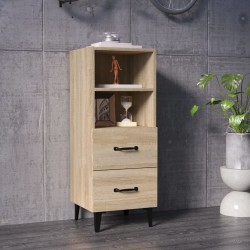 812369 Sonata H Сайдборд, дъб сонома, 34,5x34x90 см, инженерно дърво - Living