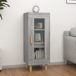 Sonata H Сайдборд, сив сонома, 34,5x34x90 см, инженерно дърво - Corpuri, vitrine, biblioteci modulare