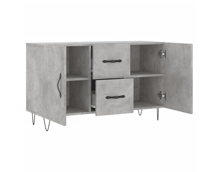 Sonata Dulap, gri beton, 100x36x60 cm, lemn compozit