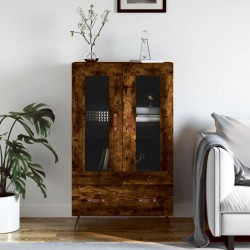 Sonata H Висок шкаф, опушен дъб, 69,5x31x115 см, инженерно дърво - Corpuri, vitrine, biblioteci modulare