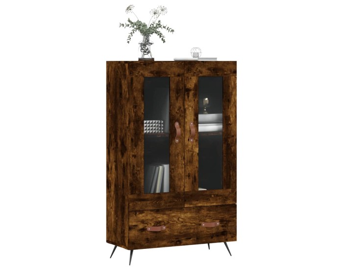 Sonata Dulap înalt, stejar afumat, 69,5x31x115 cm, lemn prelucrat