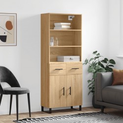 Sonata H Висок шкаф, дъб сонома, 69,5x34x180 см, инженерно дърво - Corpuri, vitrine, biblioteci modulare