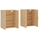 Sonata Dulapuri montate pe perete, 2 buc, stejar sonoma, 69,5x34x90 cm