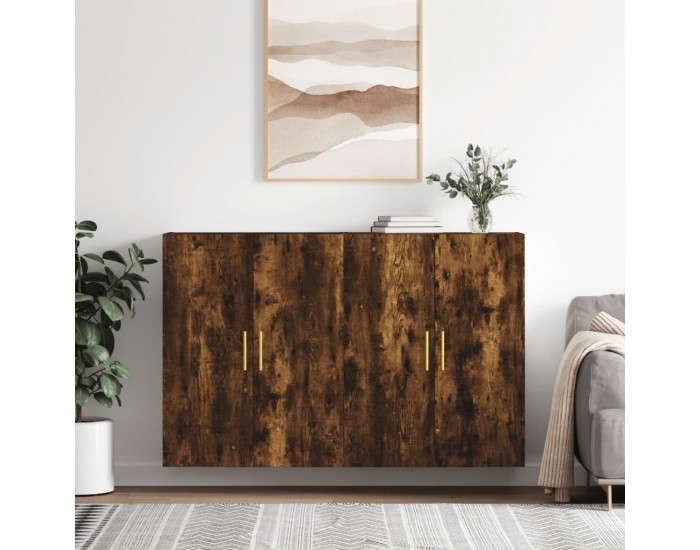 Sonata H Стенни шкафове, 2 бр, опушен дъб, 69,5x34x90 см