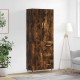 Sonata H Висок шкаф, опушен дъб, 69,5x34x180 см, инженерно дърво