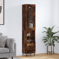 Sonata H Висок шкаф, опушен дъб, 34,5x34x180 см, инженерно дърво - Corpuri, vitrine, biblioteci modulare