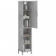 Sonata Dulap înalt, gri beton, 34,5x34x180 cm, lemn prelucrat