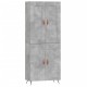 Sonata Dulap înalt, gri beton, 69,5x34x180, lemn compozit