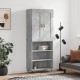 Sonata Dulap înalt, gri beton, 69,5x34x180, lemn compozit