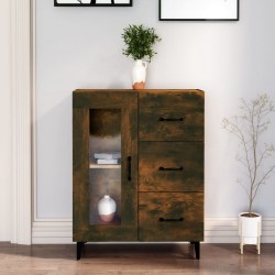 Sonata H Сайдборд, опушен дъб, 69,5x34x90 см, инженерно дърво - Corpuri, vitrine, biblioteci modulare