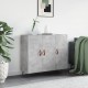Sonata H Сайдборд, бетонно сив, 90x34x80 см, инженерно дърво