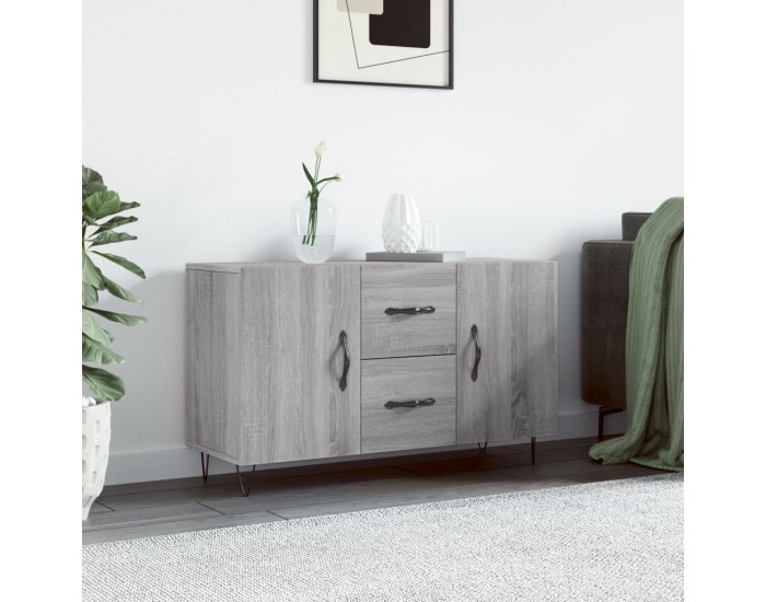 Sonata H Сайдборд, Сив сонома, 100x36x60 см, инженерно дърво