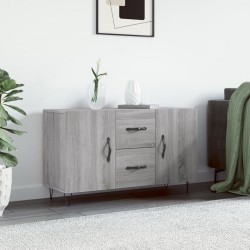 Sonata H Сайдборд, Сив сонома, 100x36x60 см, инженерно дърво - Corpuri, vitrine, biblioteci modulare
