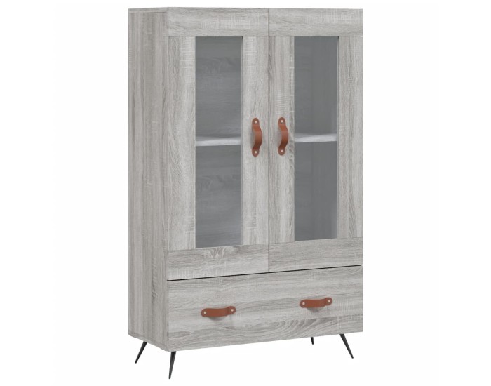 Sonata Dulap gri Sonoma 69,5x31x115 cm, lemn prelucrat