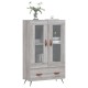 Sonata Dulap gri Sonoma 69,5x31x115 cm, lemn prelucrat